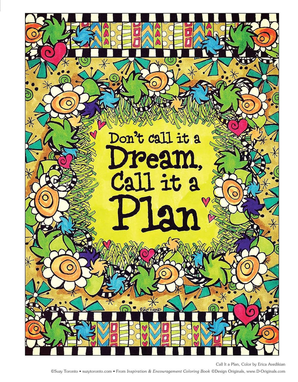 Inspiration & Encouragement Coloring Book
