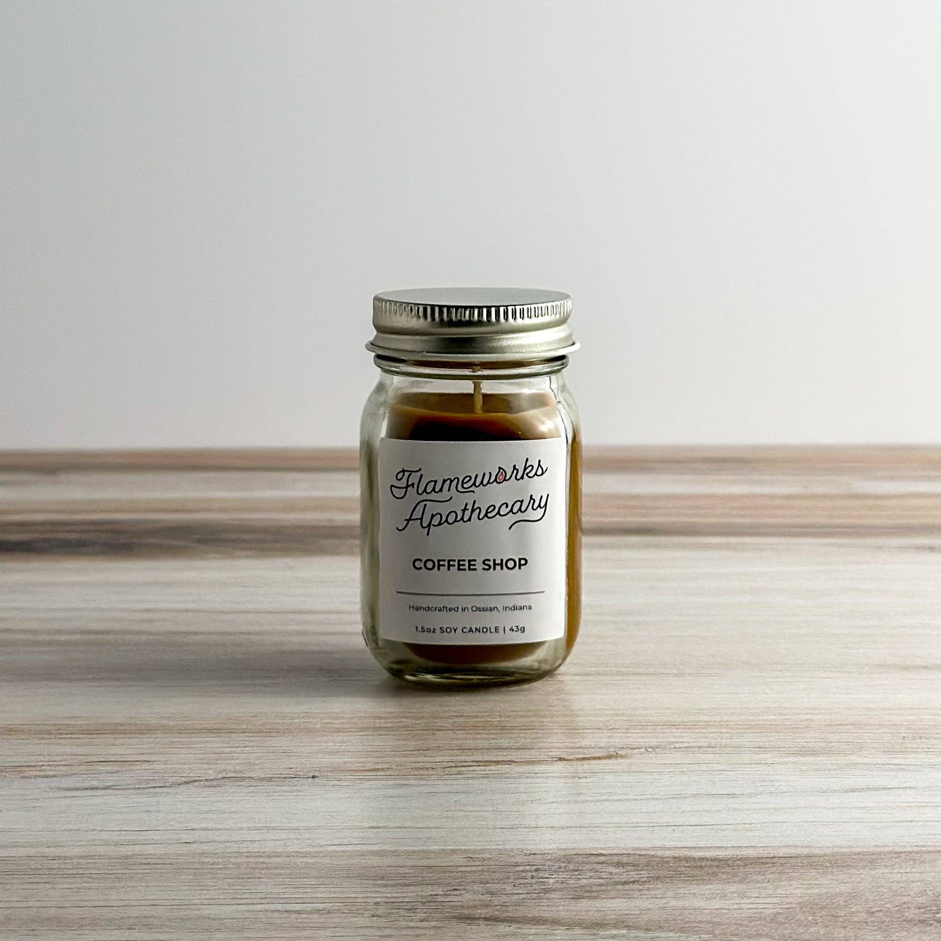 Coffee Shop 1.5 oz Mini Mason Jar Candle