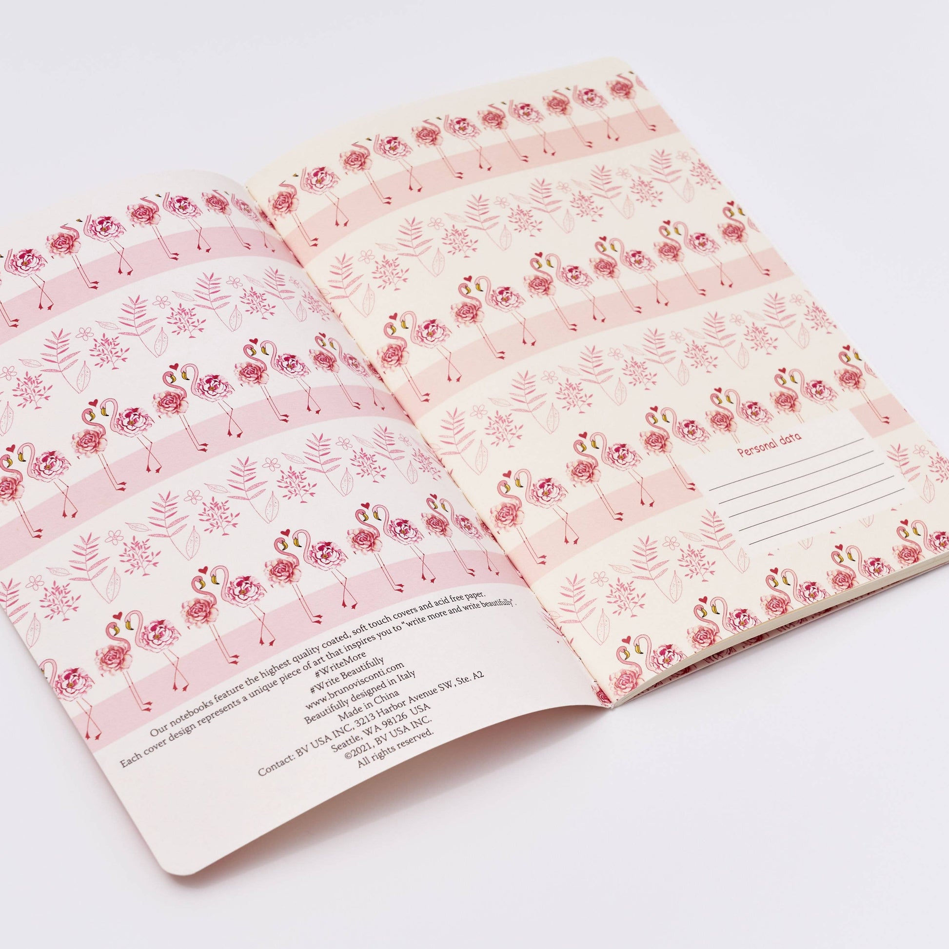 Flamingo  Notebook a5