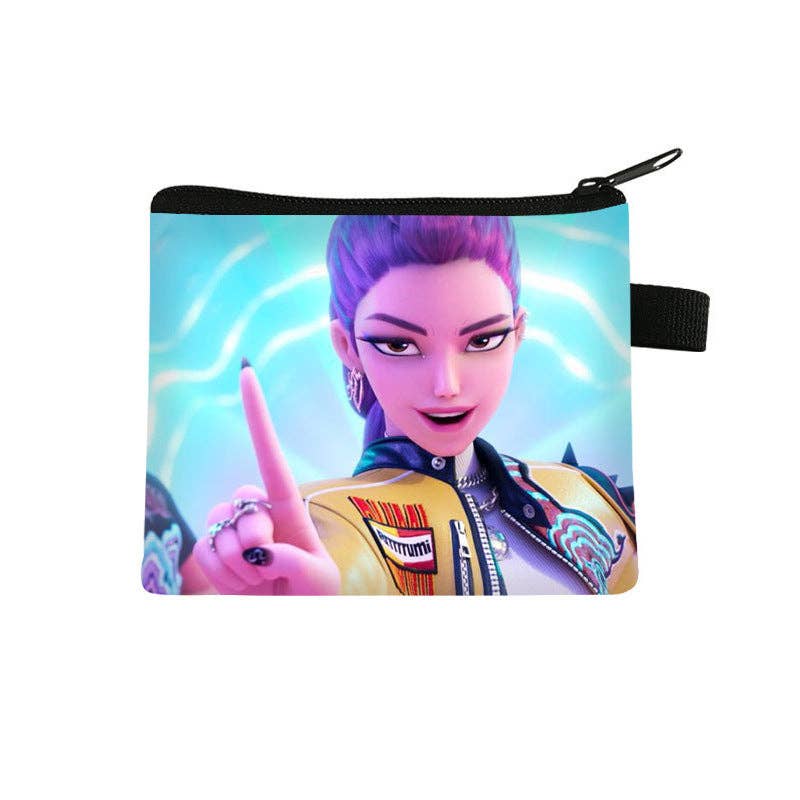 KPOP demon hunters mini coin purse wallet