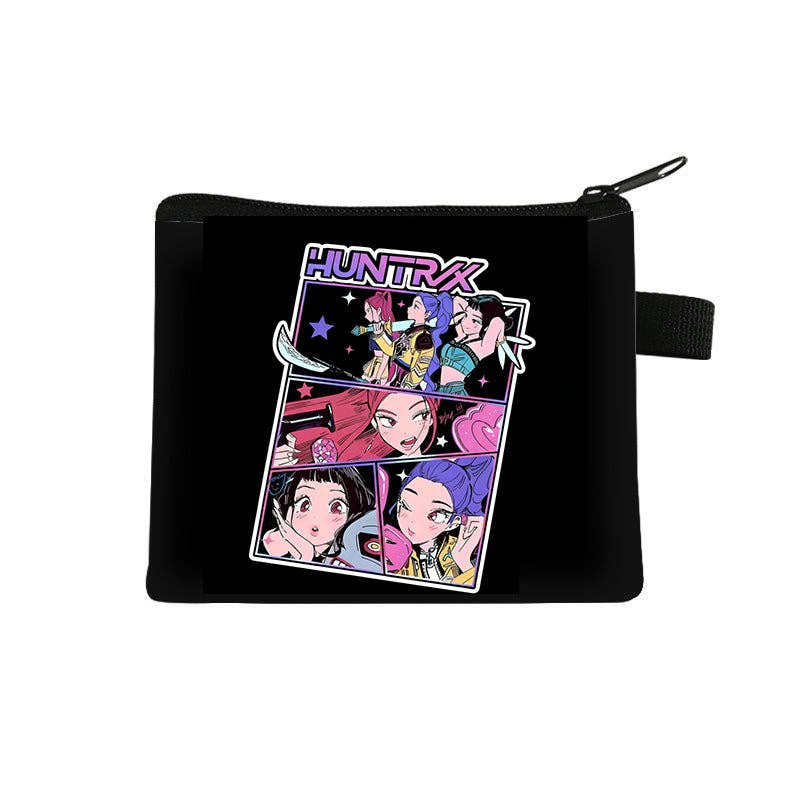 KPOP demon hunters mini coin purse wallet