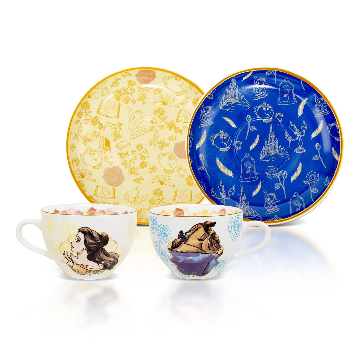 Beauty and the Beast 2 Piece Tea Cup & Saucer Set