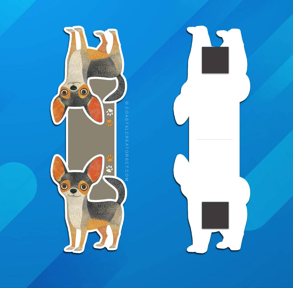 Chihuahua Dog Reversible Magnetic Bookmark (Packaged)