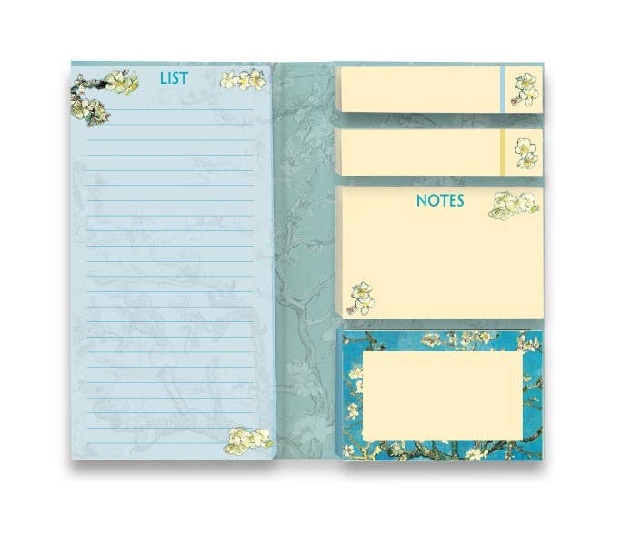 Van Gogh: Almond Blossom Sticky Notes Folder