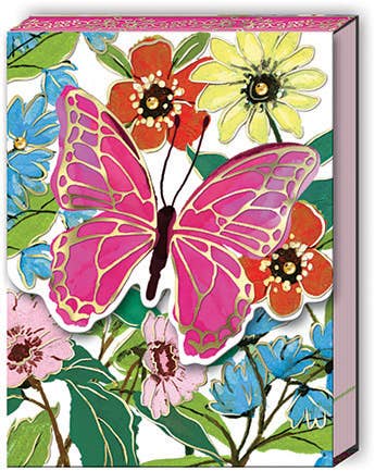 Punch Studio Pocket Notepad  -FULL BLOOM BUTTERFLY