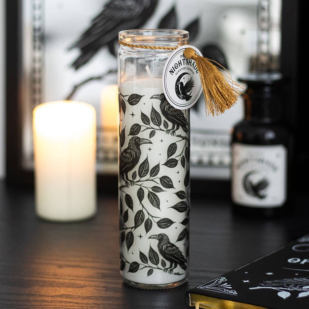 Mystic Raven Deadly Nightshade Candle