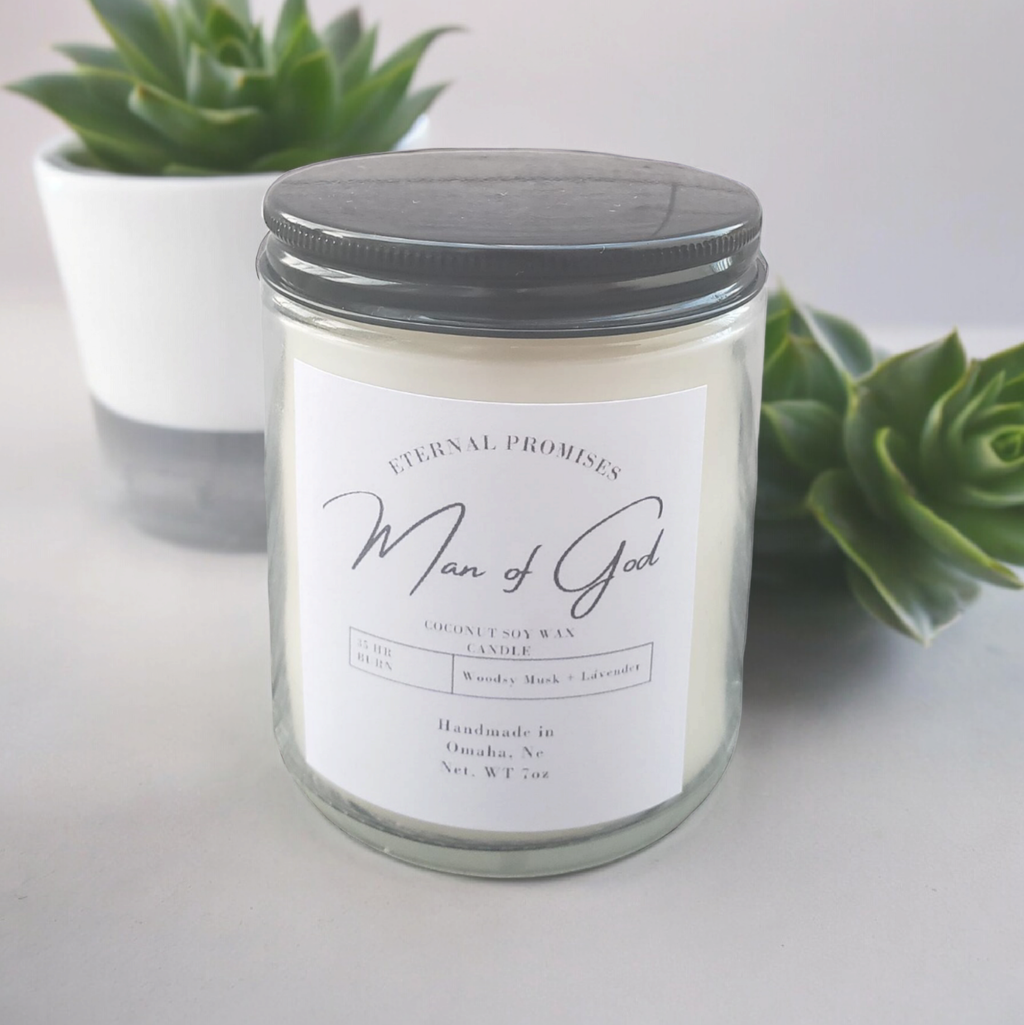 Man of God Candle