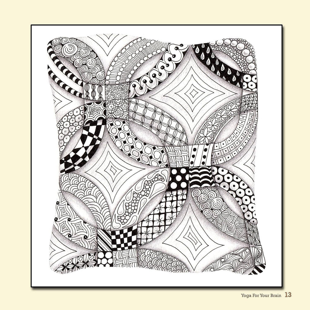 Yoga for Your Brain -A Zentangle Workout-60+ Tangle Patterns