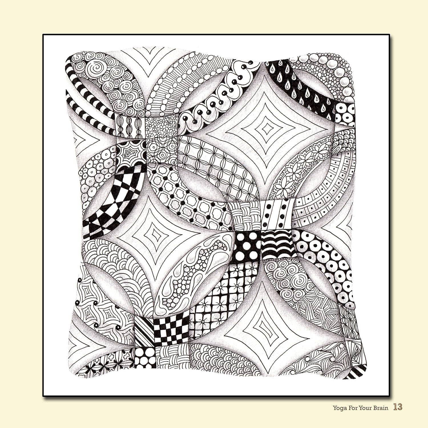 Yoga for Your Brain -A Zentangle Workout-60+ Tangle Patterns