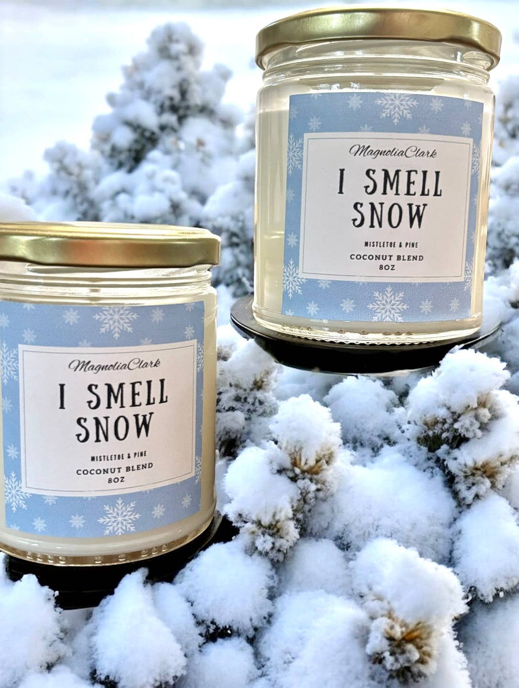 I Smell Snow Candle – Fresh Mistletoe & Pine, Gilmore Girls