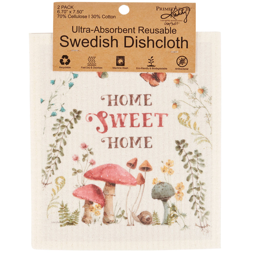 Home Sweet Home Swedish Dishcloth Set