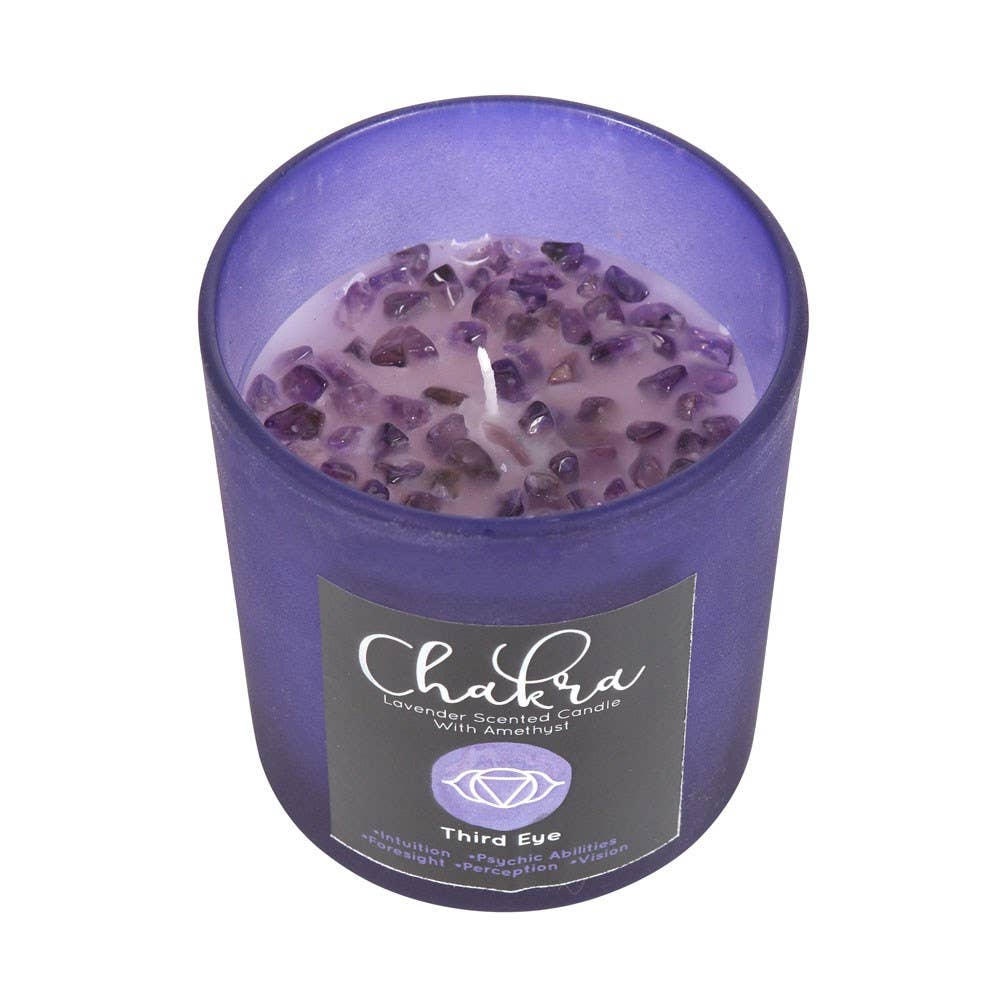 Third Eye Chakra Lavender Amethyst Candle