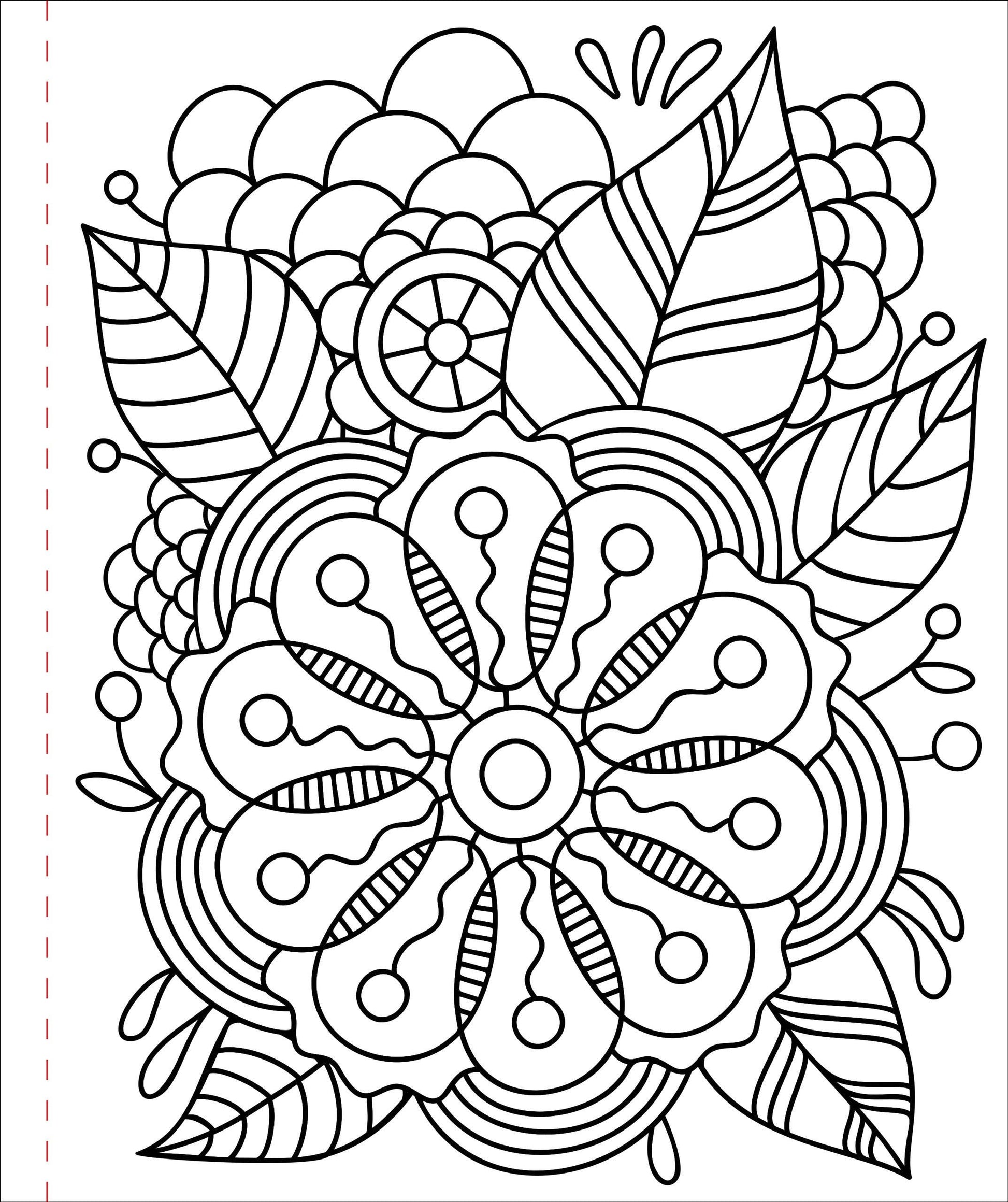 Large Print Coloring Book -  Color Me Calm