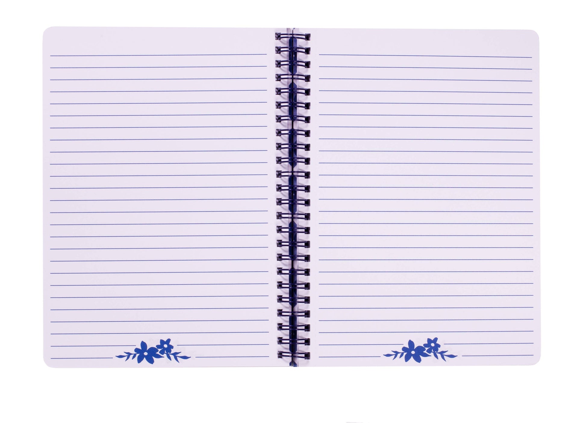 Mini Notebook, Blue Watercolor
