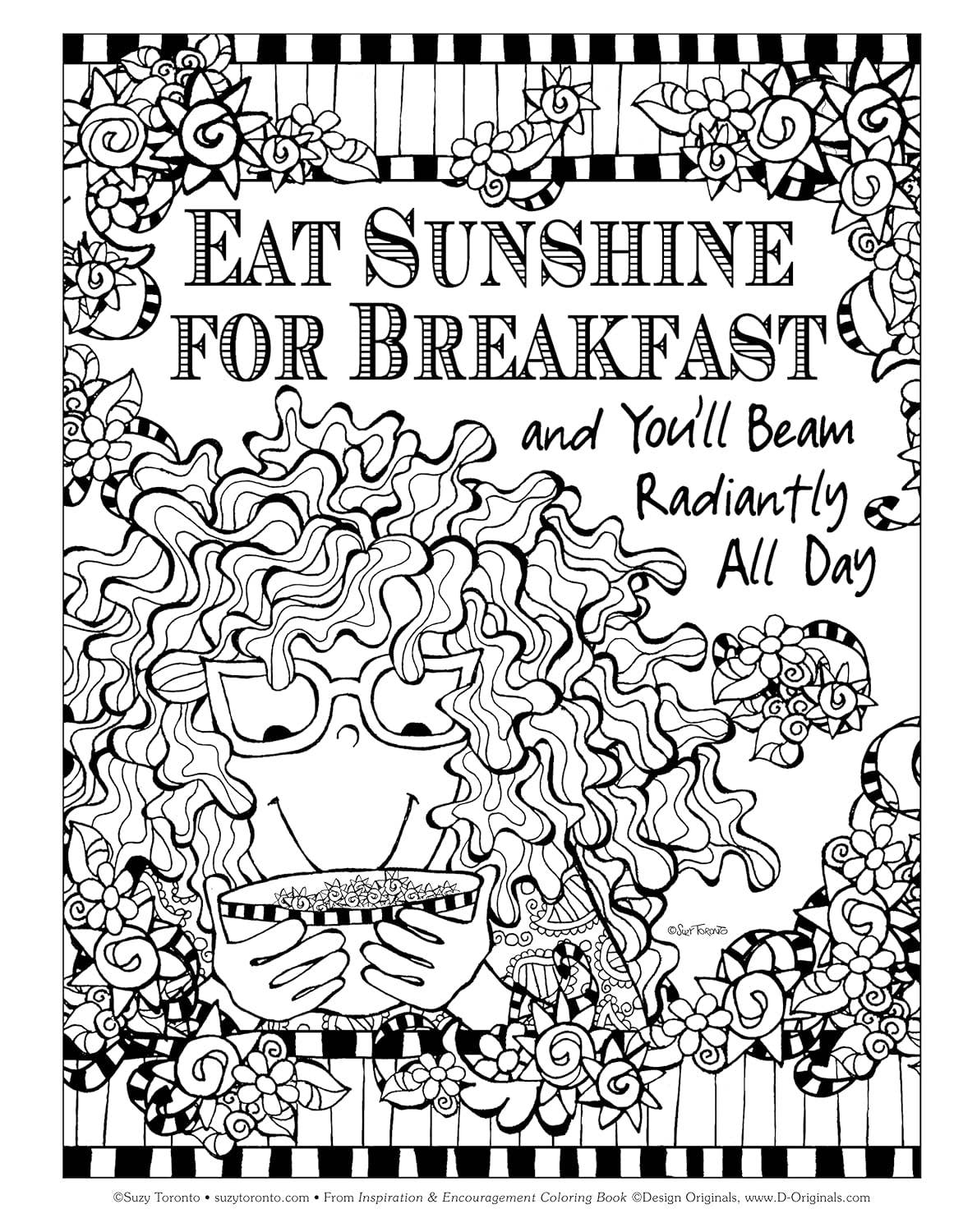 Inspiration & Encouragement Coloring Book